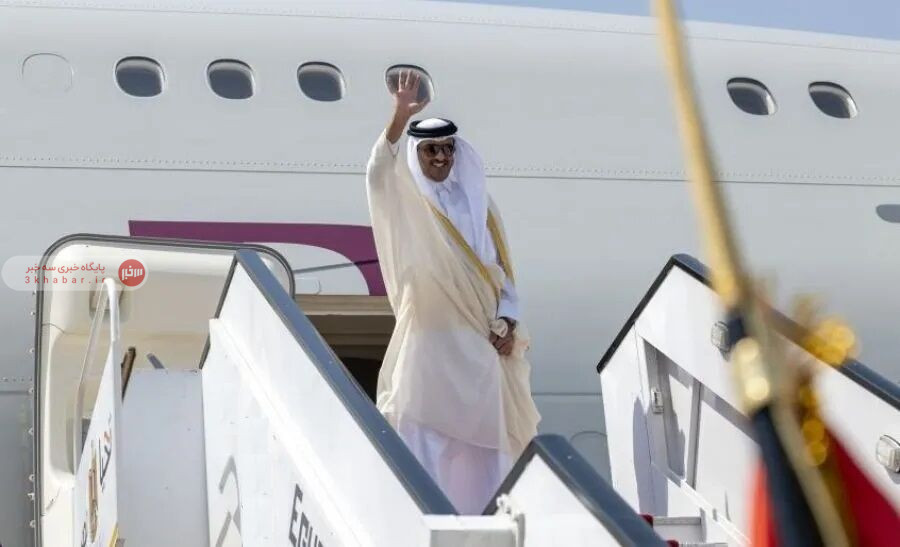 امیر قطر راهی تهران شد