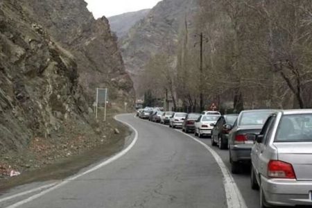 جاده چالوس از ساعت ۱۵ یک‌طرفه می‌شود