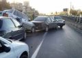 تصادف زنجیره‌ای در اتوبان امام‌علی؛ سه نفر مصدوم شدند