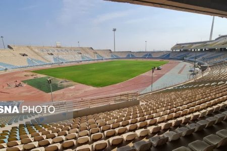 محیط بیرونی و داخلی ورزشگاه غدیر اهواز ساماندهی می‌شود