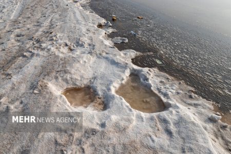 وسعت دریاچه ارومیه ۳۸۹ کیلومتر مربع افزایش یافت
