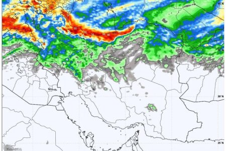 ورود سامانه بارشی به کشور از دوشنبه؛ باران و وزش باد شدید در ۱۰ استان
