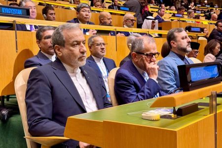 حضور عراقچی و هیات همراه در سخنرانی افتتاحیه هشتاد ویکمین نشست مجمع عمومی توسط آنتونیو گوترش دبیرکل سازمان ملل متحد + فیلم
