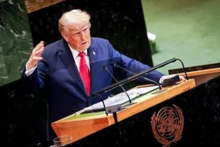 اعتراض هیئت دیپلماتیک کوبا به سخنرانی ترامپ و ترک حن مجمع عمومی سازمان ملل + فیلم