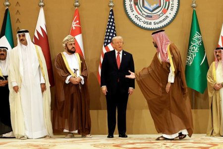 ترامپ با سران کشورهای عضو شورای همکاری خلیج فارس دیدار کرد + فیلم