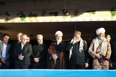 حضور رئیس کل دادگستری استان سمنان در رزمایش «جان‌فدایان ایران»؛ نمایش اقتدار ۴۶ هزار نفری در استان سمنان