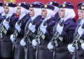 مراسم فارغ‌ التحصیلی اولین دوره پلیس زنان در سوریه + فیلم