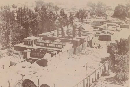 دورنمای تهران و پشت‌بام بازار در دوران قاجار / عکس
