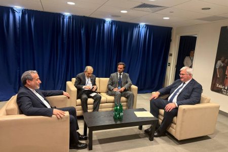 دیدار و گفت‌وگو عراقچی با وزیر امورخارجه اوکراین در نیویورک + فیلم