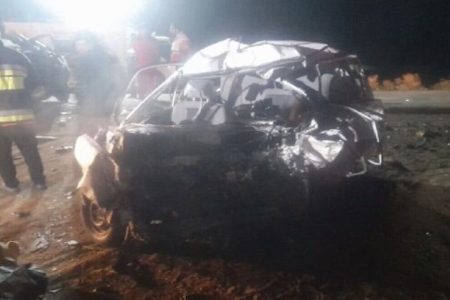 شمار جانباختگان تصادف در جاده قدیم ساوه – همدان به هشت نفر رسید